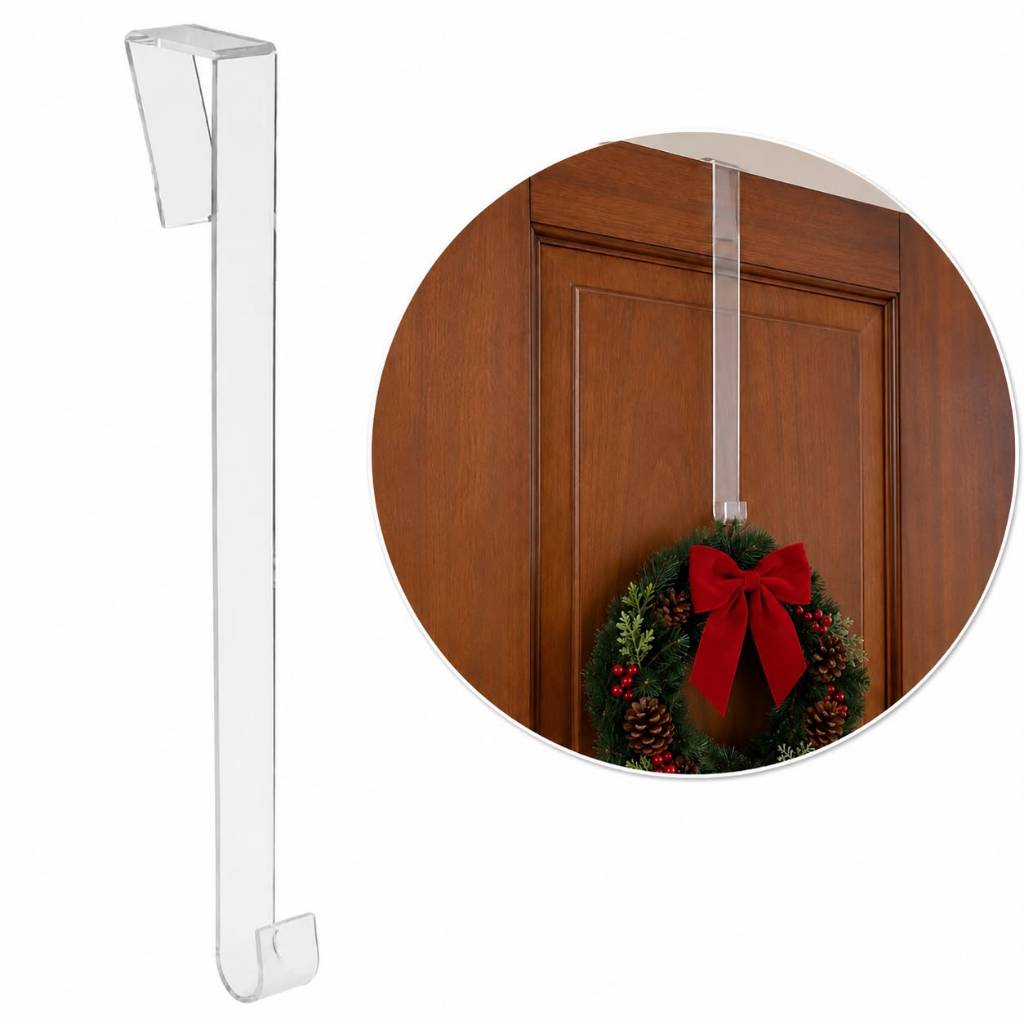 Suporte Porta Guirlanda Plaquinha Maternidade Nome Acrílico 36Cm