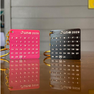 Chaveiro Personalizado de Datas Especiais Impressão 3D | Namorados | Casamento | Calendário | Presentes