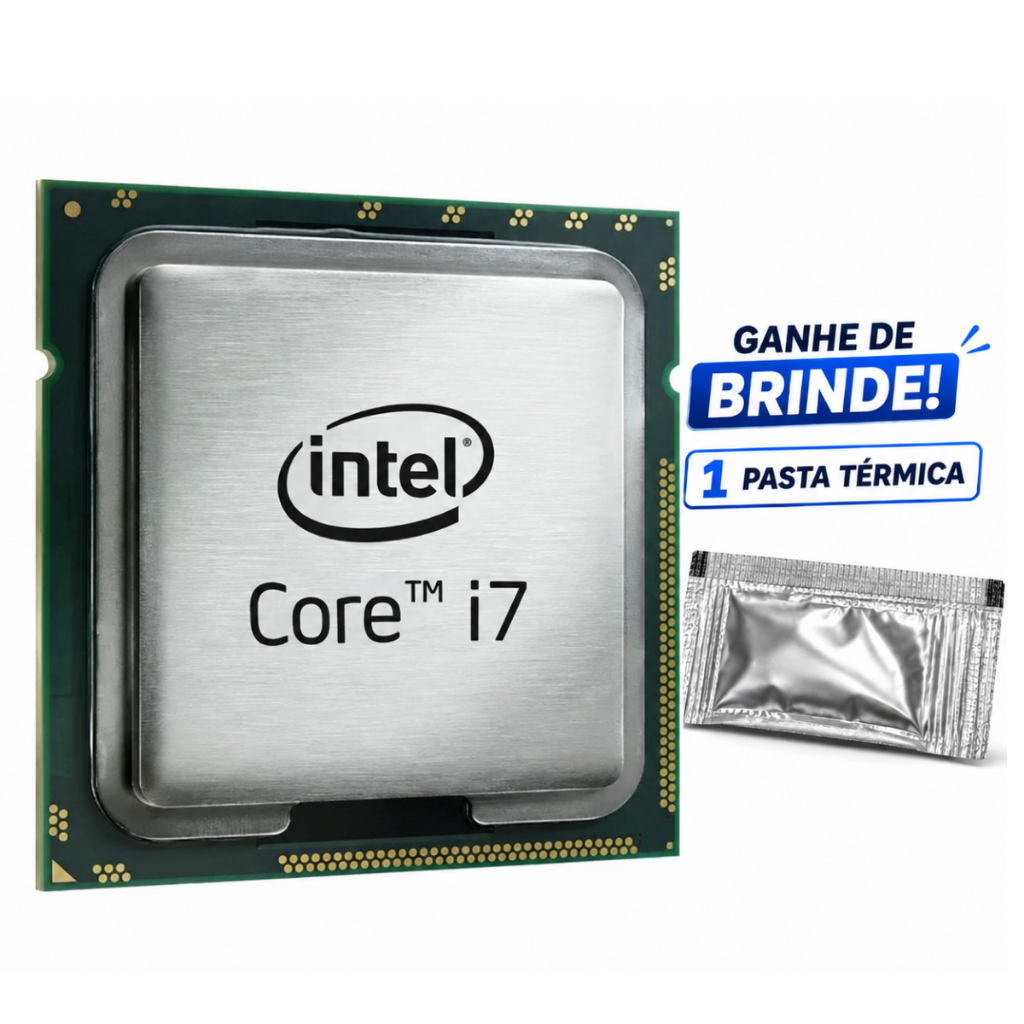 Processador Intel Core i7 3770 3.40GHz LGA 1155 Video Integrado Incluso Pasta Té