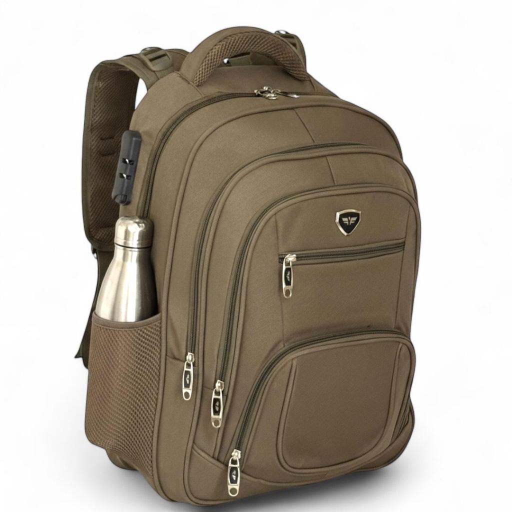Mochila Notebook Grande Antifurto com Cadeado USB Porta Garrafa para Viagem Trabalho Faculdade