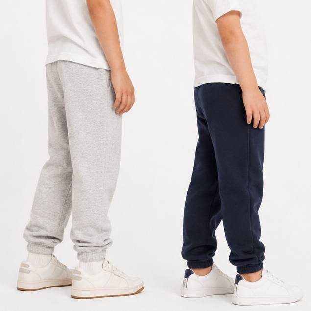 Kit 2 Calça infantil Masculino Moletom Escolar Menino 04 Ao 16 Anos Roupa de Criança