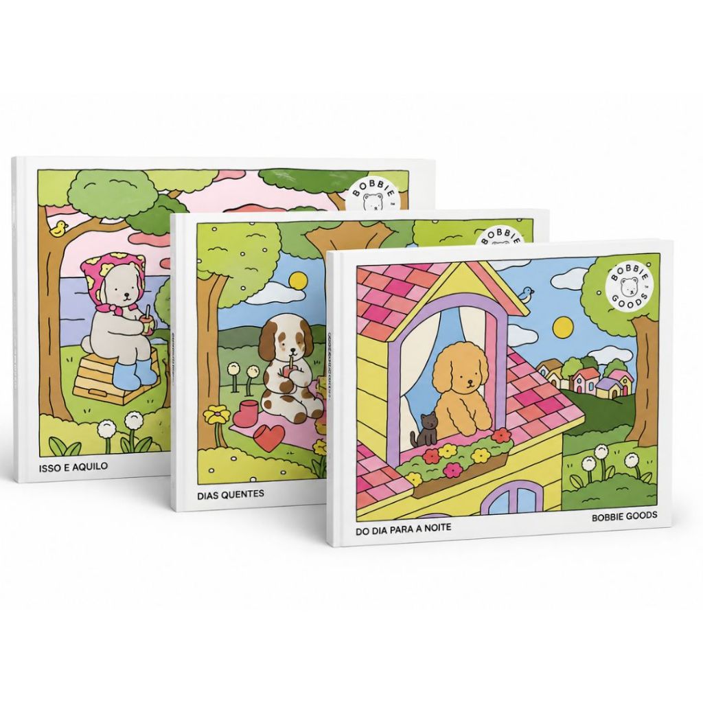 Kit 3 Livros Originais Bobbie Goods | Isso e Aquilo | Dias Quentes | Do dia para