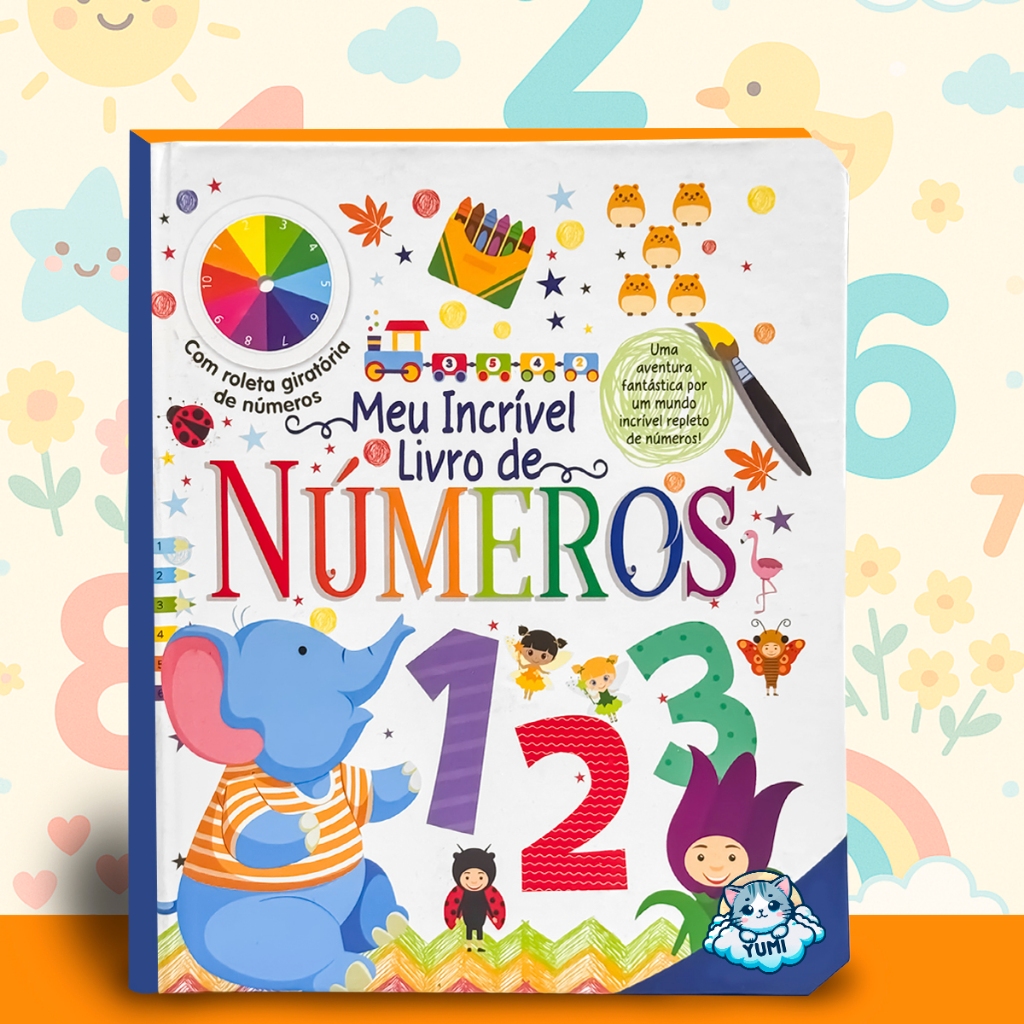 Meu Incrível Livro Números | Livro Infantil Educativo para Aprender Números e Contar Brincando