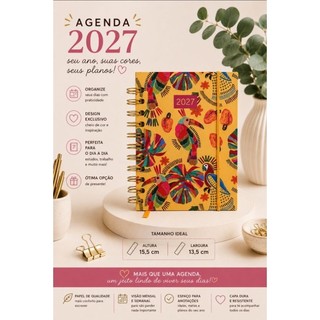 AGENDA 2027 FEMININA CAPA DURA|ESPIRAL|336 PÁGINAS🩷