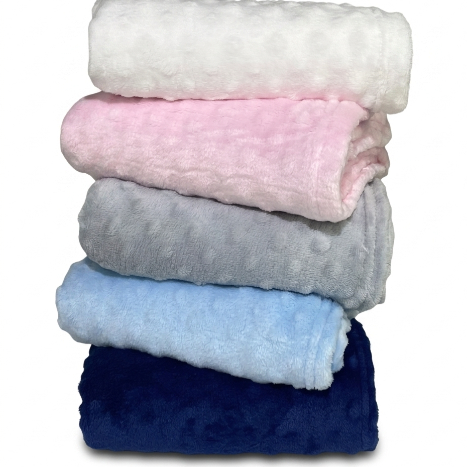 Cobertor de Bebe Pipoquinha 0,80 x 1,00m Antialergica Soft Extra Macia Premium