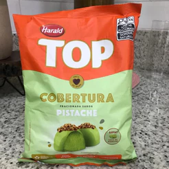 Cobertura em Gotas Pistache - Top - 1,010kg - 1 unidade - Harald - Rizzo