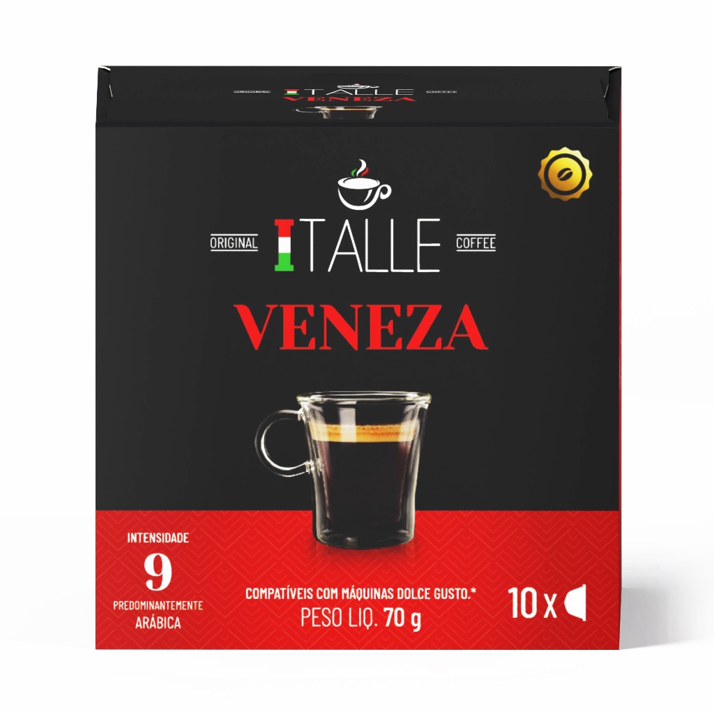 Cafe Capsula Dolce Gusto Veneza Cafe Italle 1 Und