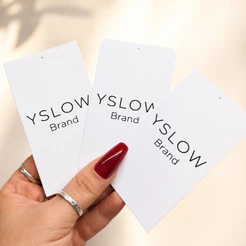 60 - 100 TAGS/ETIQUETAS PERSONALIZADAS COM A SUA LOGO!