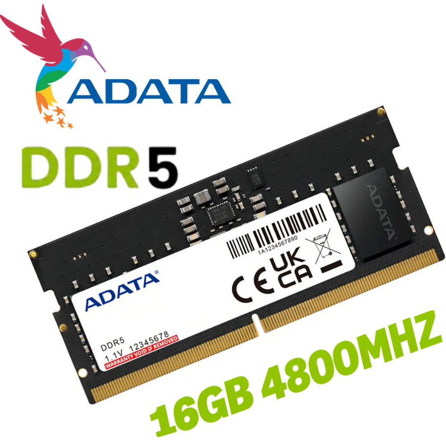 Memória Ram 16GB DDR5 4800MHZ SODIMM para Notebook/Laptop Alta Performance 1X16G
