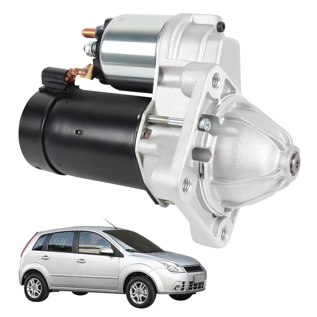 Motor De Partida Ford Courier Fiesta Escort Ecoesport Ka Zetec Rocam 10 Dente 12v