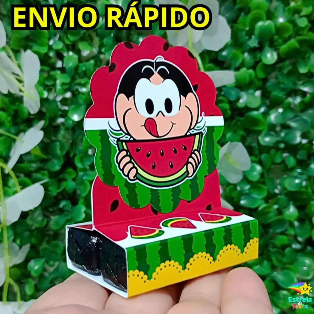 Porta bis duplo MAGALI - kit festa decoração de aniversário e lembrancinha - caixinha S/NOME