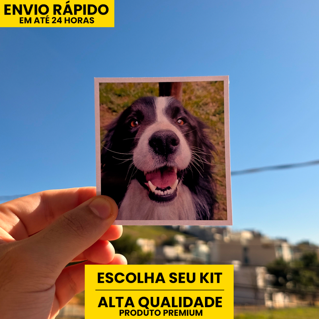 Kit Mini Fotos Personalizadas Premium Luxo Alta Qualidade - Envio Rápido 24h