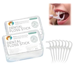 kit 300 Fio Dental Infantil em Formato de Arco Ultra Fino para uma Limpeza Eficaz