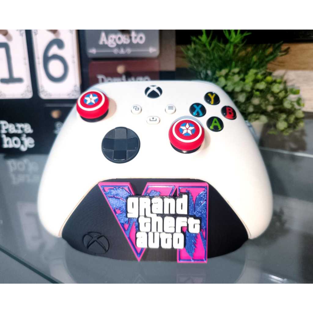 Suporte base GTA 6 para Controle PS5 - PS4 - XBOX Series S X GTA VI Gamer Decorativo — imagem 2 de 2