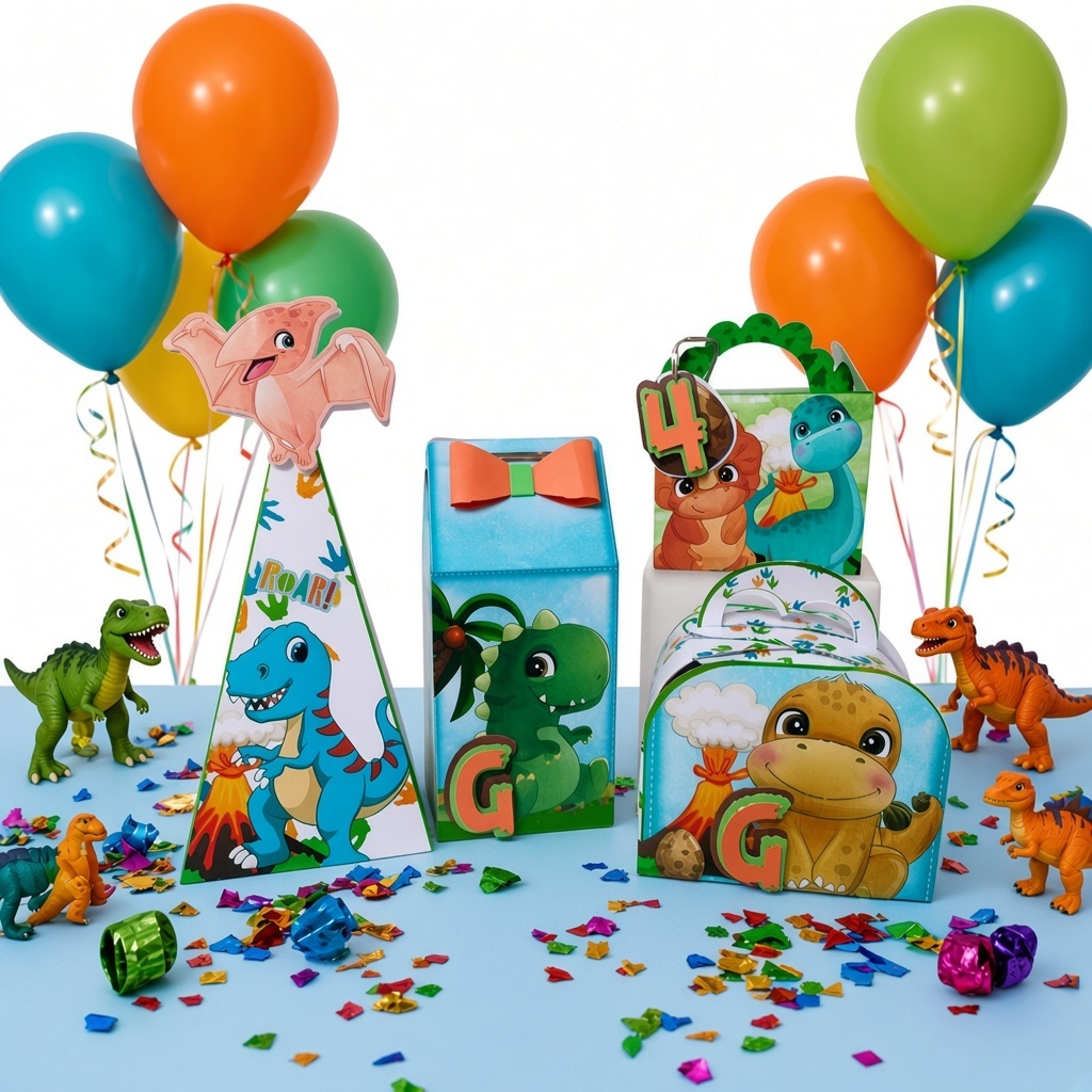 Personalizados Dinossauro baby lembrancinha caixinhas de aniversário kit festa