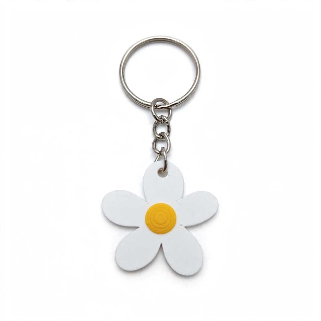Chaveiro Margarida Lembrancinha | Kits 10 20 e 30 Unidades para Batizado, Chá de Bebê, Festa e Aniversário