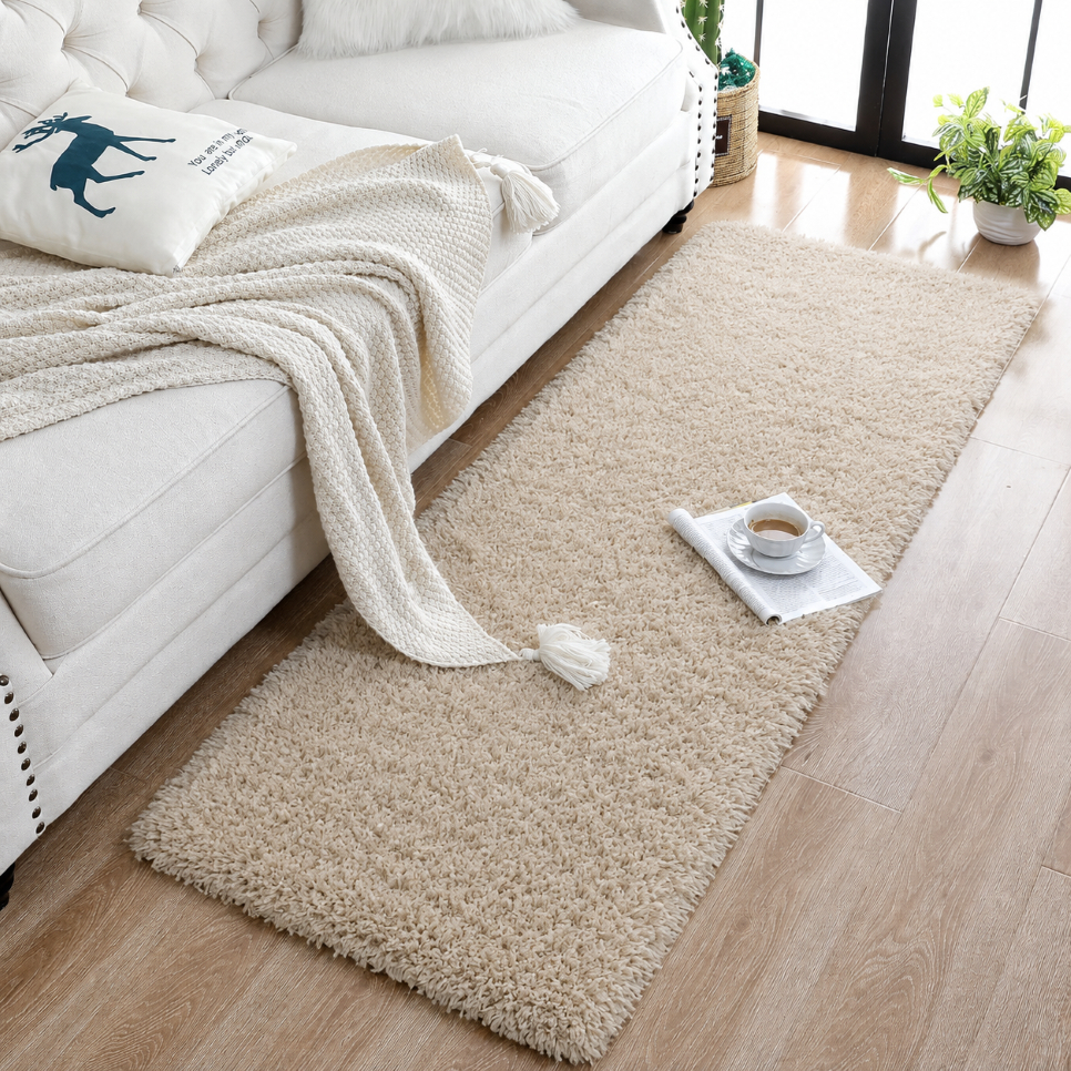 Tapete 2m x 60cm Passadeira Felpuda Varias Cores