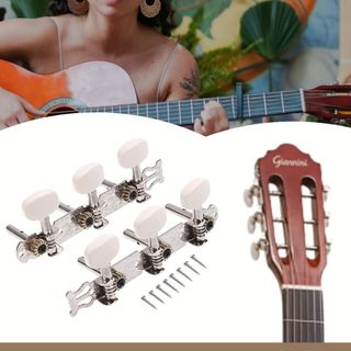 Tarraxas Para Violão Pino Fino Cordas De Aço Kit Completo Com Parafusos Gonzaga JT33A