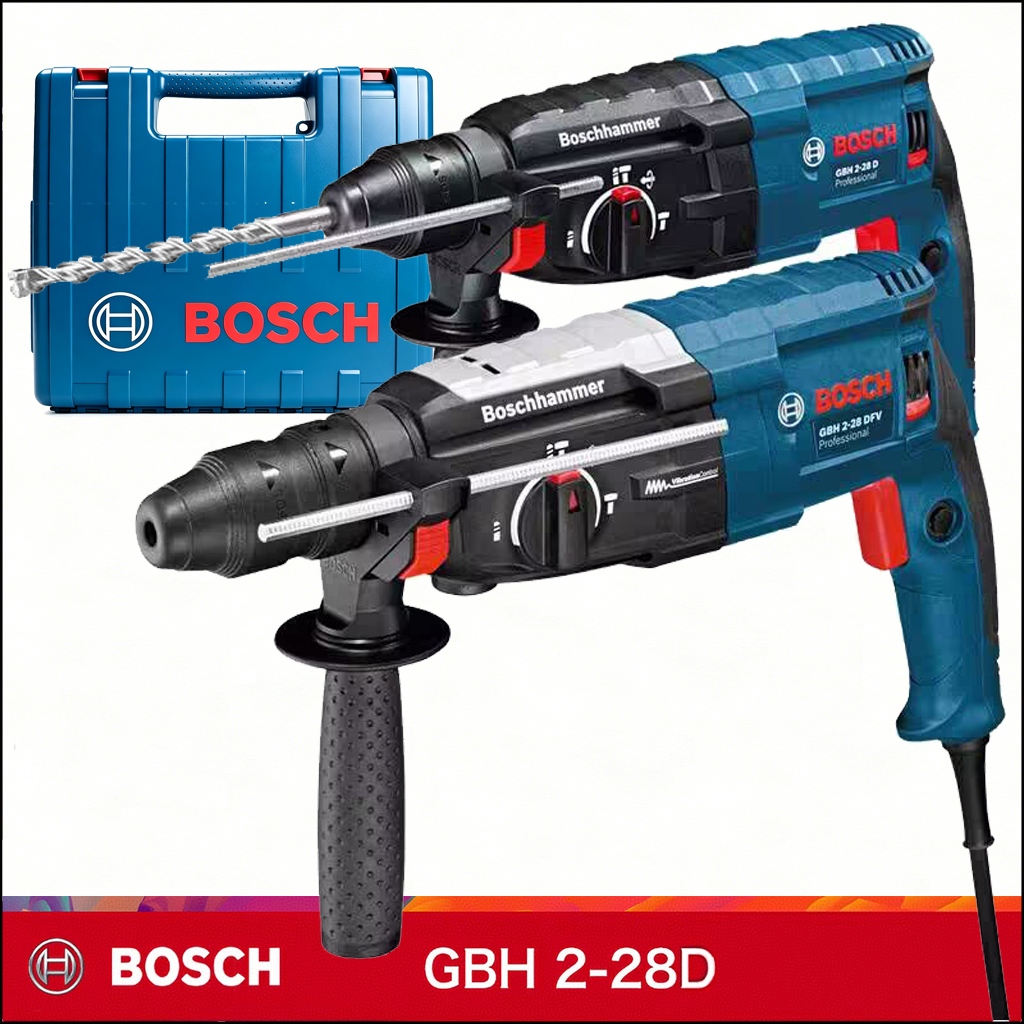 Martelete Rompedor 220V Martelete Bosch GBH2 28D Profissional 1500W SDS Plus Martelete Rotativo