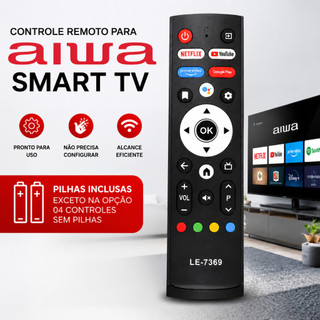Controle Remoto para Tv AIWA Smart