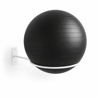 Suporte Bola Pilates Ou Suiça + Parafuso E Buchas Reforçado
