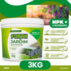 Forth Jardim Adubo Fertilizante - 3 Kg