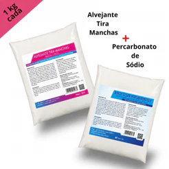 Percarbonato ANS 1kg + Alvejante ANS 1kg