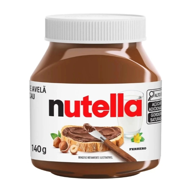 Nutella original Creme De Avelã Com Cacau 140g · Produto Lacrado · 🚚 · Aproveite