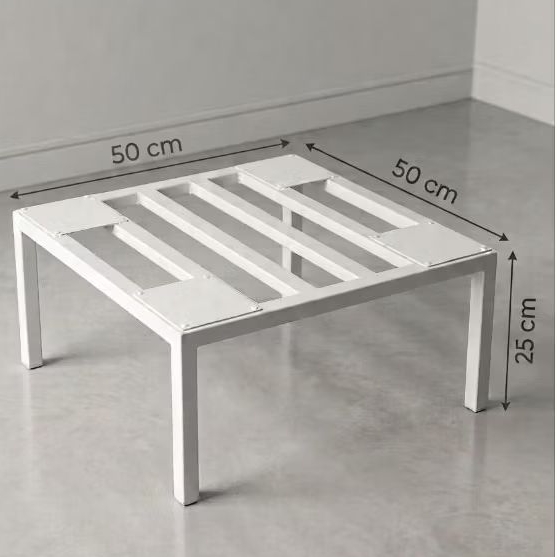 Suporte Para Frigobar 50x50x25 cm De Altura - Branco