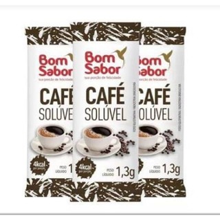 Kit De Café Soluvel Stick Bom Sabor Sachê 1,3g Kit Com 3,10,20,30,40 e 50 unidades Kit Café Para Empresa Mimo Café