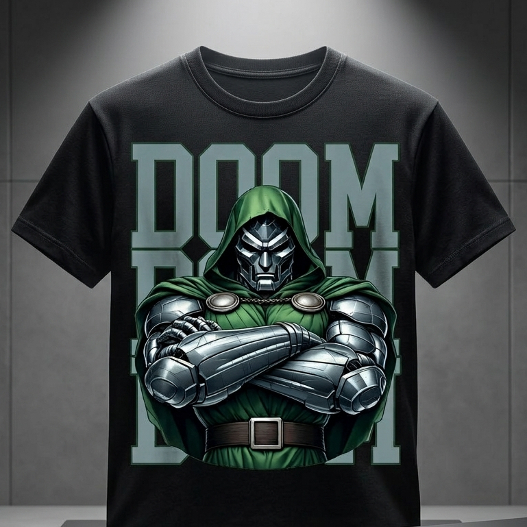 Camiseta Masculina Doutor Destino Estampa Geek Algodão Premium Manga Curta Vingadores 5