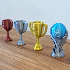 Kit Troféus Playstation Platina/Ouro/Prata/Bronze