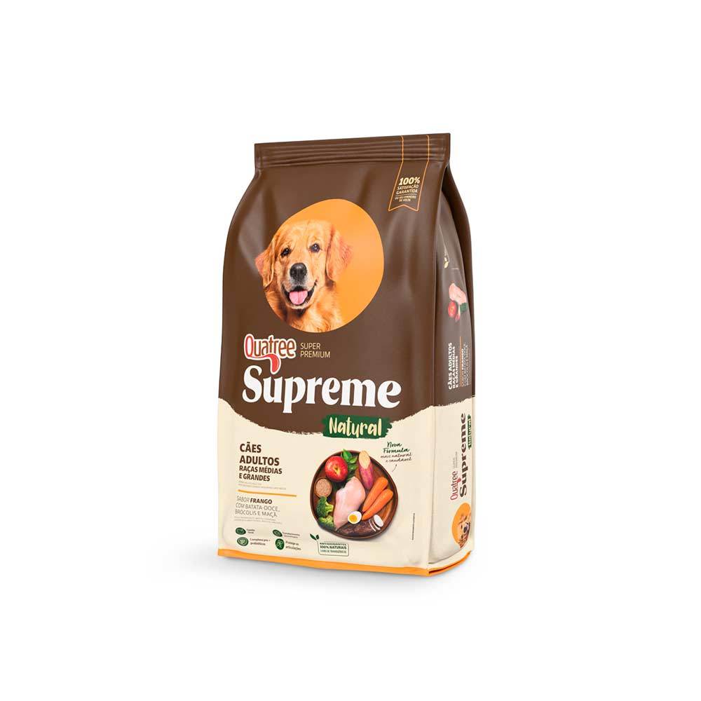 Ração Quatree Supreme Adulto Raça Média Grande 20 kg