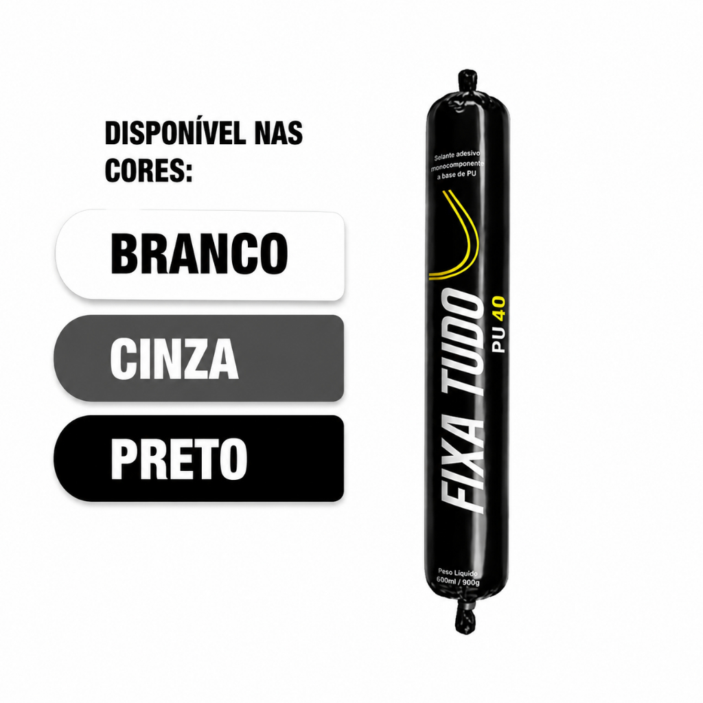 Selante Pu40 Poliuretano 800gr/ml Sachê Industrial Construção Extra Forte