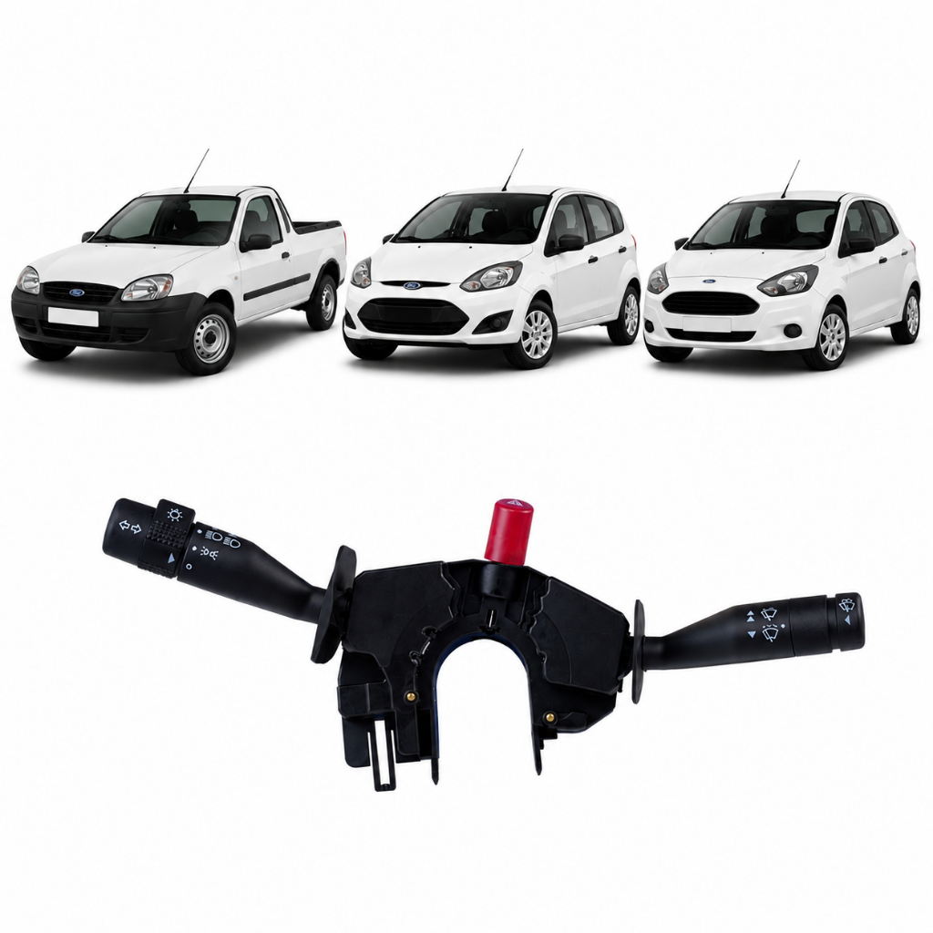 Chave De Seta Ford Courier / Fiesta / Ka 1999 a 2013 Com Retorno Automático