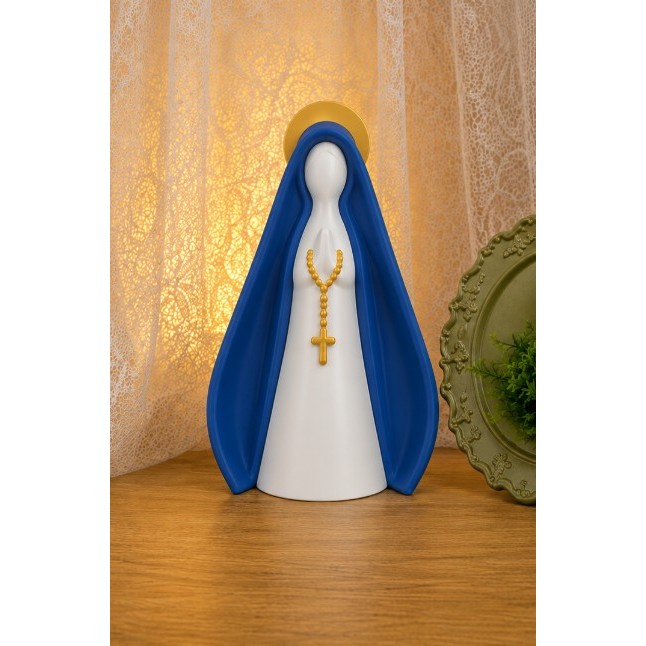 Nossa Senhora Aparecida | Imagem Católica Santa | Presente Religioso Mãe Avó | Altar Oratório Decoração | Chaveiro