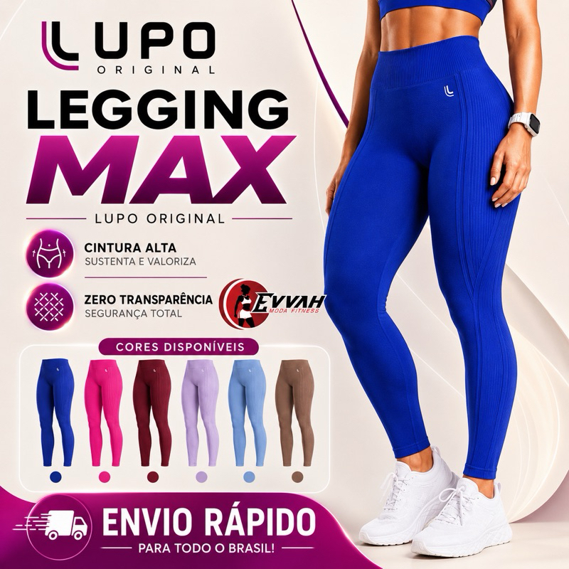 Calça Legging Max Lupo Feminina Original | Top Max
