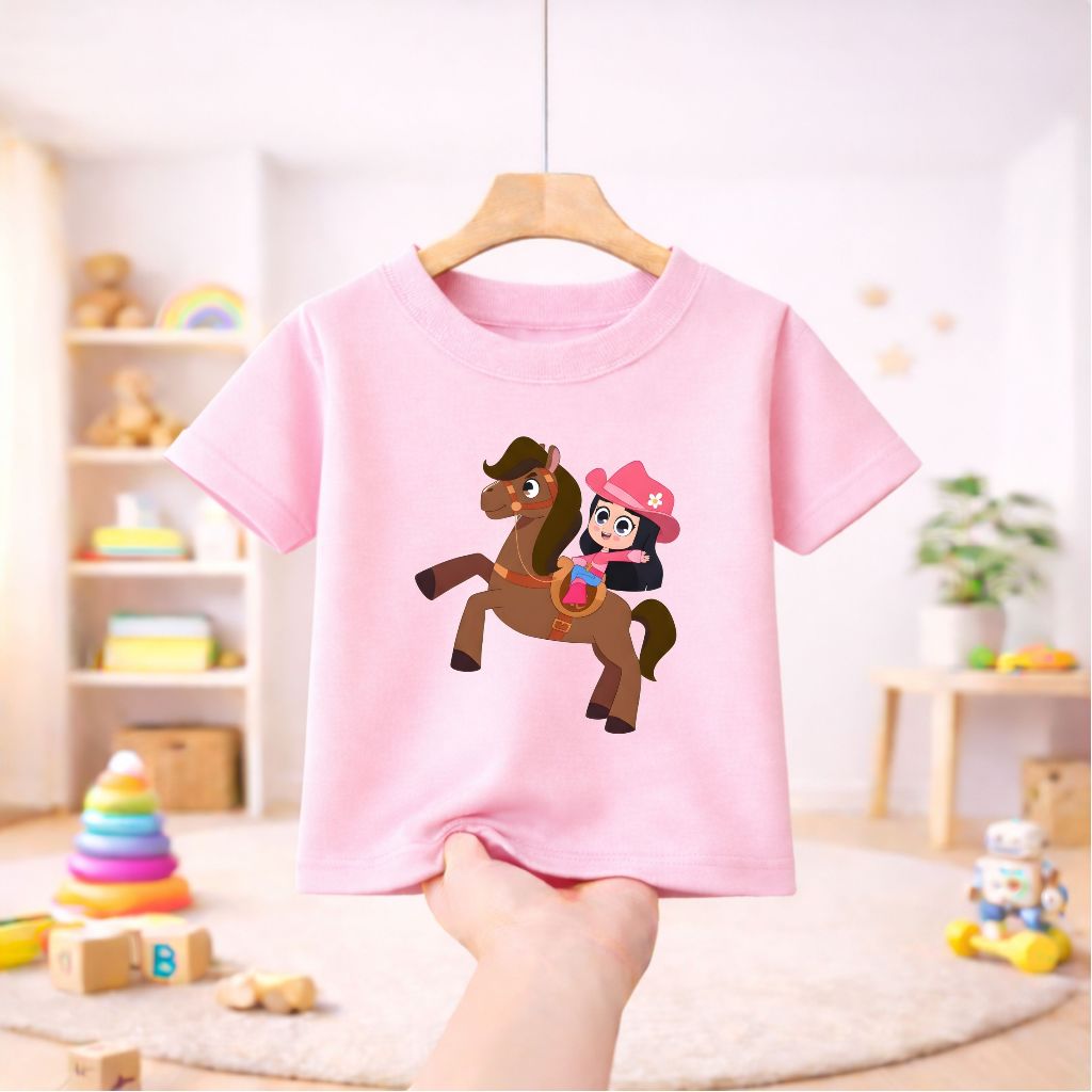 Camiseta Infantil Juvenil Para Meninas - Divertida Estilosa - Camisa 100% Algodâo Estampa Inedita Personalizada em Alta