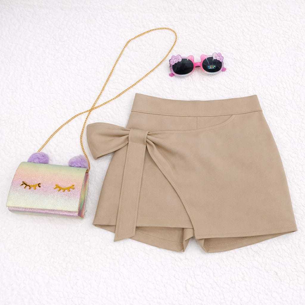 Shorts Saia Alfaiataria Infantil Meninas 04 ao 12 anos Moda Verão