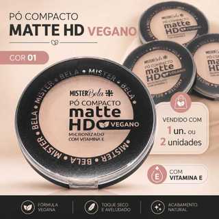 Pó Compacto Mister Bela by Divamor – Efeito Matte e Longa Duração
