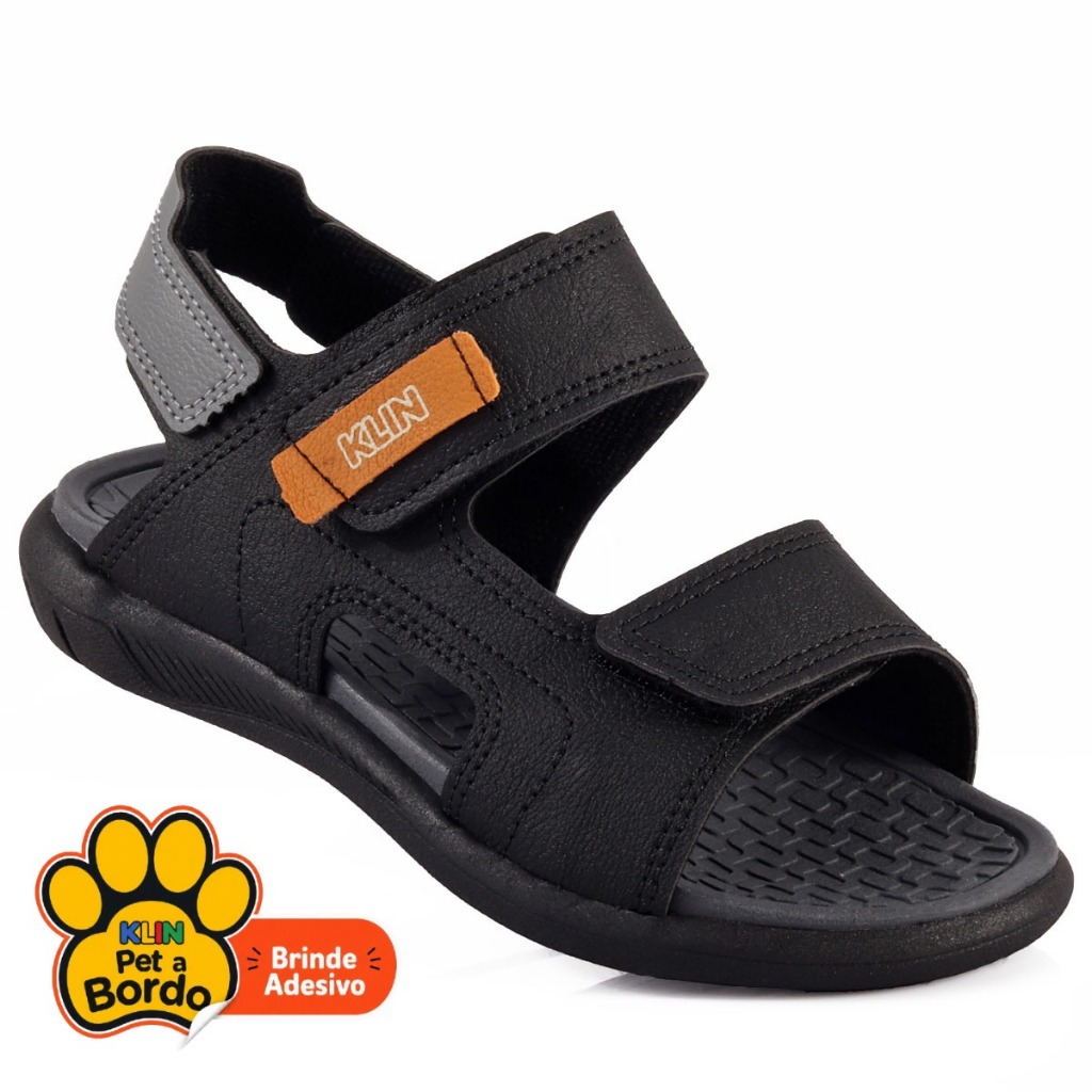 Sandália Papete Infantil Masculina Klin Original Urban Conforto Estilo Premium