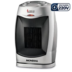 Aquecedor De Ambiente a Ar Mondial Termo Ceramic 220V A-05 1500W Prata