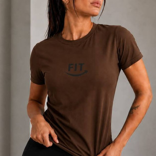 Camiseta Feminina Academia Algodão para Musculação e Corrida