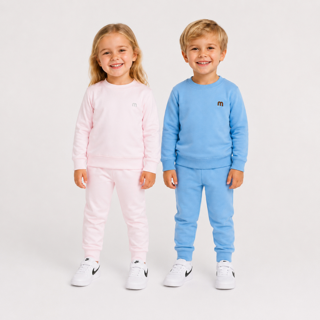 Conjunto Infantil para Menina e Menino em Plush 2 Peças | Blusa e Calça,Roupa de Inverno Quentinha, Macia e Confortável