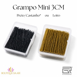 Grampo Mini 3cm Com Aprox 200 Unid - RG Professional
