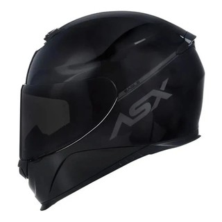 Capacete Asx Eagle Solid Preto Brilhante Leve Envio Dia Novo Uso Urbano