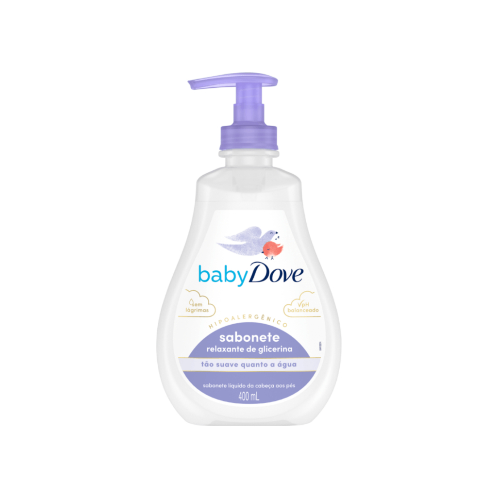 Sabonete Líquido de Glicerina Baby Dove Hora de Dormir 400ml