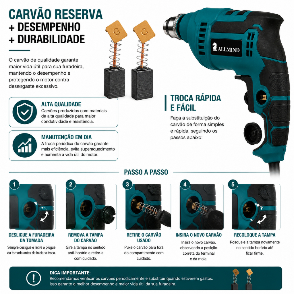Kit 3 em 1 Ferramentas 1350W Esmerilhadeira, Furadeira e Serra Mármore com Maleta Profissional · foto 2