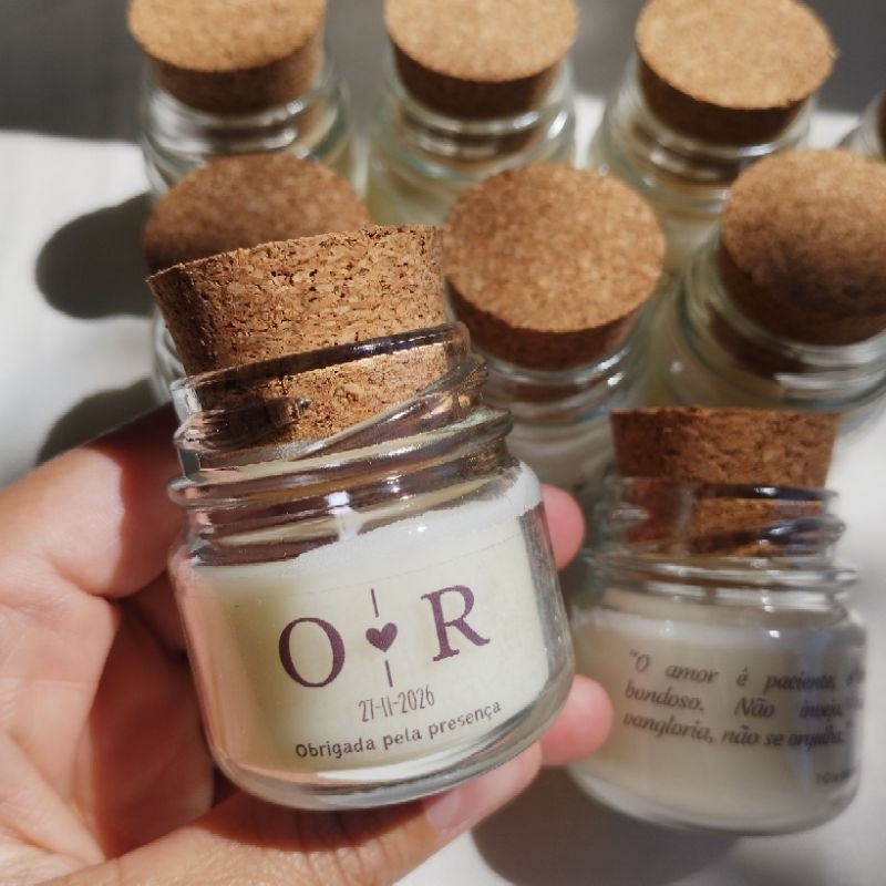 10/15/25 Velas Aromáticas  lembrancinhas personalizadas para Casamento Batizado  Chá de bebê Aniversário Padrinhos