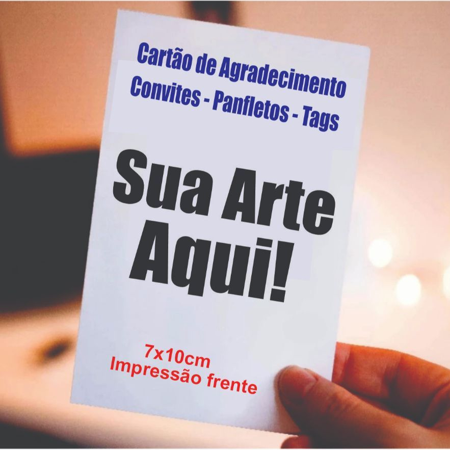 Kit 50 cartão de agradecimento ao cliente  Obrigado pela Compra